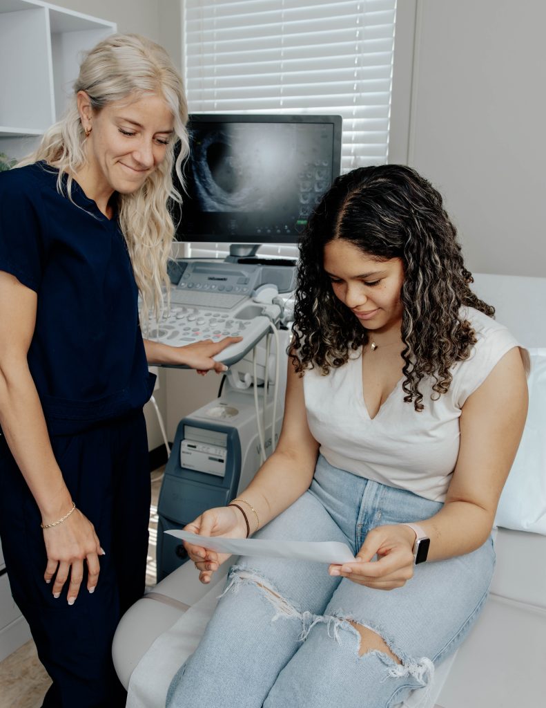 Pregnancy appointment at Alpha Grand Rapids